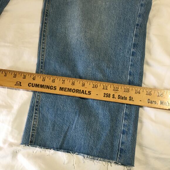 NWT TOPSHOP MOTO women's crop 36/32 wide leg raw edge jeans Retail $75 - Picture 8 of 12